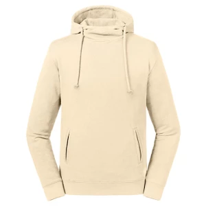 Pure\u0020Organic\u0020High\u0020Collar\u0020Hooded\u0020Sweat - Natural