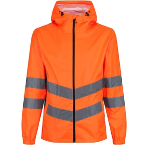 Pro\u0020Hi\u002DVis\u0020Packaway\u0020Jacket - Orange