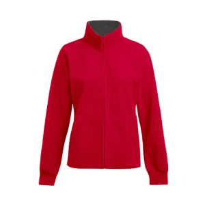 Women\u0027s\u0020Double\u0020Fleece\u0020Jacket - Red