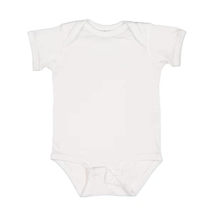 Infant\u0020Fine\u0020Jersey\u0020Short\u0020Sleeve\u0020Bodysuit - White