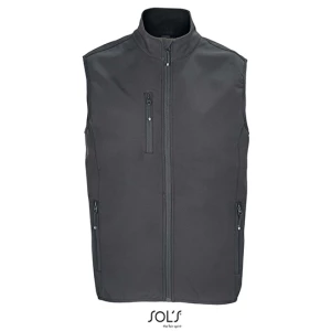 Men\u0027s\u0020Falcon\u0020Zipped\u0020Softshell\u0020Bodywarmer - Charcoal Grey (Solid)