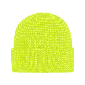 Reflective\u0020Winter\u0020Beanie - Bright Yellow