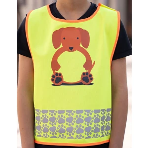 Children\u0027s\u0020Safety\u0020Vest\u0020Funtastic\u0020Wildlife\u0020CO\u00B2\u0020Neutral - Dog Yellow