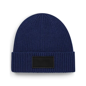 Fashion\u0020Patch\u0020Beanie - Oxford Navy