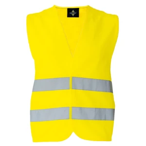 Hi\u002DVis\u0020Safety\u0020Vest\u0020Cologne\u0020With\u0020Front\u0020Zipper - Signal Yellow