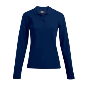 Women\u0027s\u0020Heavy\u0020Polo\u0020Long\u0020Sleeve - Navy