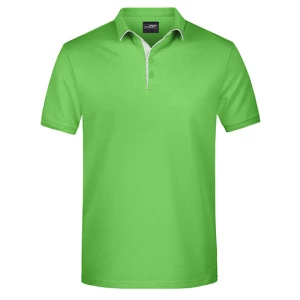 Men\u0027s\u0020Polo\u0020Single\u0020Stripe - Lime Green