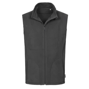 Fleece\u0020Vest - Grey Steel (Solid)