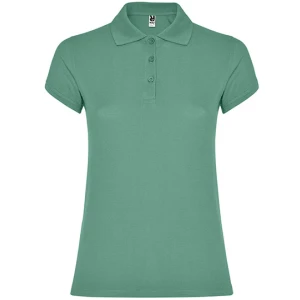 Women\u0027s\u0020Star\u0020Poloshirt - Dark Mint 164