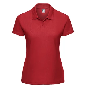 Ladies\u0027\u0020Classic\u0020Polycotton\u0020Polo - Bright Red