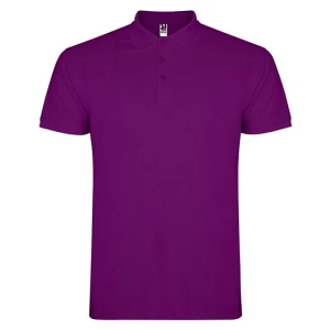 Men\u0027s\u0020Star\u0020Poloshirt - Purple 71