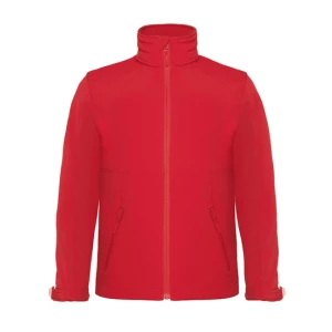 Kids\u0027\u0020Hooded\u0020Softshell\u0020Jacket - Red