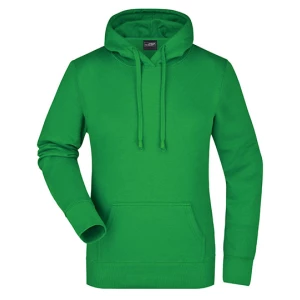 Ladies\u0027\u0020Hooded\u0020Sweat - Fern Green