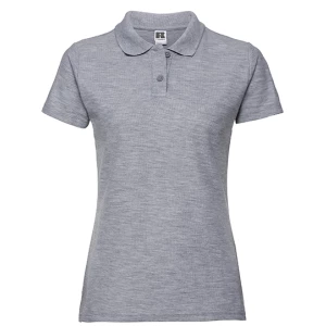 Ladies\u0027\u0020Classic\u0020Polycotton\u0020Polo - Light Oxford (Heather)