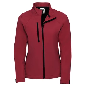 Ladies\u0027\u0020Softshell\u0020Jacket - Classic Red