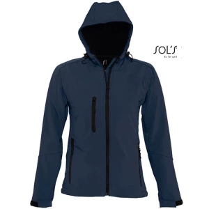 Women\u0027s\u0020Hooded\u0020Softshell\u0020Jacket\u0020Replay - French Navy