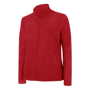 Ladies\u0027\u0020Full\u0020Zip\u0020Fleece\u0020Jacket - Bright Red