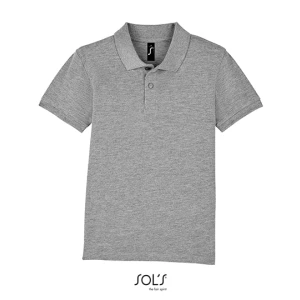 Kids\u0027\u0020Perfect\u0020Polo - Grey Melange