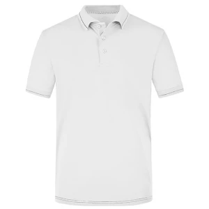 Men\u0027s\u0020Elastic\u0020Polo - White