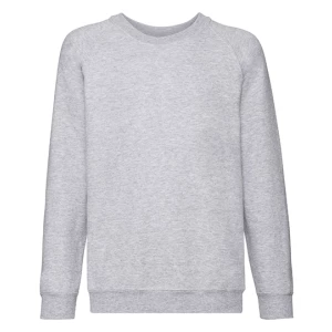 Kids\u0027\u0020Classic\u0020Raglan\u0020Sweat - Heather Grey