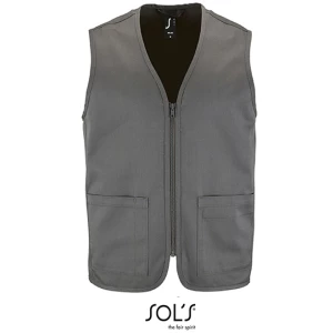 Unisex\u0020Bodywarmer\u0020Wallace - Charcoal Grey (Solid)