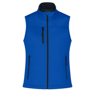 Ladies\u0027\u0020Softshell\u0020Vest - Nautic Blue