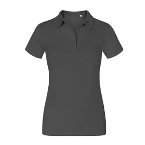 Women\u0027s\u0020Jersey\u0020Polo - Steel Gray