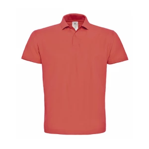 Unisex\u0020Polo\u0020ID.001 - Pixel Coral