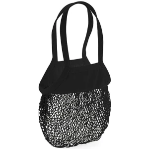 Organic\u0020Cotton\u0020Mesh\u0020Grocery\u0020Bag - Black