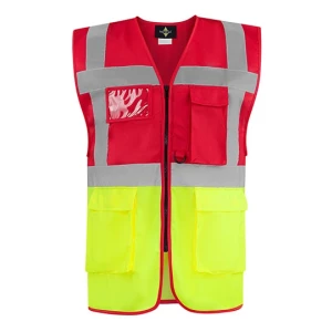 CO\u00B2\u0020Neutral\u0020Multifunctional\u0020Executive\u0020Safety\u0020Vest\u0020Hamburg - Red