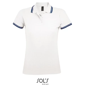 Women\u0027s\u0020Polo\u0020Shirt\u0020Pasadena - White