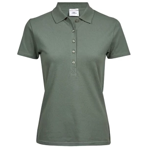 Women\u0027s\u0020Luxury\u0020Stretch\u0020Polo - Leaf Green