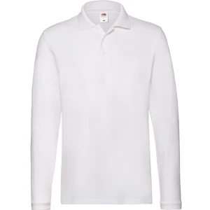 Premium\u0020Long\u0020Sleeve\u0020Polo - White