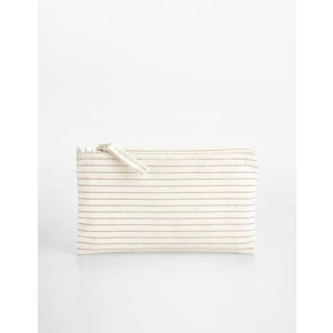 Striped\u0020Organic\u0020Cotton\u0020Accessory\u0020Pouch - Red Stripe