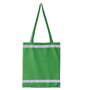 Warnsac\u00AE\u0020Reflective\u0020Shopping\u0020Bag\u0020With\u0020Long\u0020Handles - Green