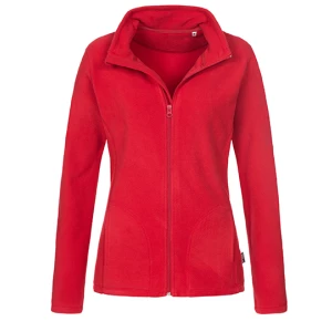 Fleece\u0020Jacket\u0020Women - Scarlet Red