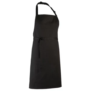 Colours\u0020Collection\u0020Bib\u0020Apron - Black (ca. Pantone Black C)