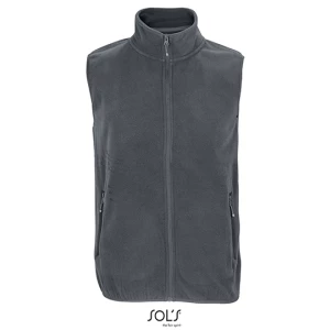 Unisex\u0020Factor\u0020Zipped\u0020Fleece\u0020Bodywarmer - Charcoal Grey (Solid)