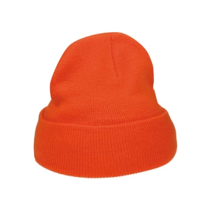 Knitted\u0020Hat - Orange