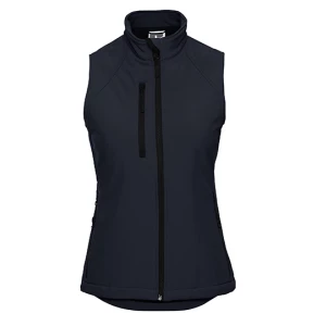 Ladies\u0027\u0020Softshell\u0020Gilet - French Navy