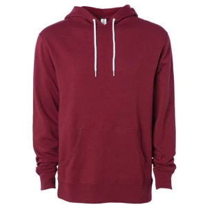 Unisex\u0020Lightweight\u0020Hooded\u0020Pullover - Currant