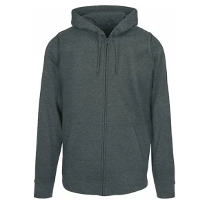 Basic\u0020Zip\u0020Hoody - Charcoal