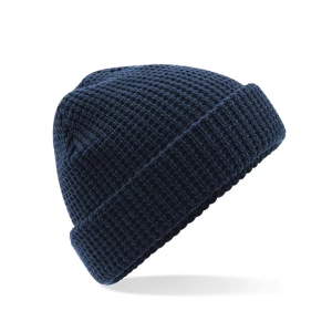 Classic\u0020Waffle\u0020Knit\u0020Beanie - French Navy