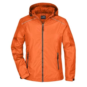 Ladies\u0027\u0020Rain\u0020Jacket - Orange