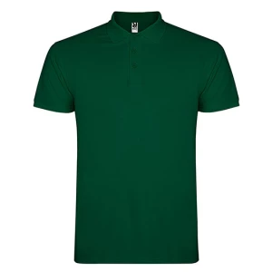 Men\u0027s\u0020Star\u0020Poloshirt - Bottle Green 56