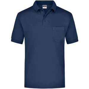 Polo\u002DPiqu\u00E9\u0020Pocket - Navy