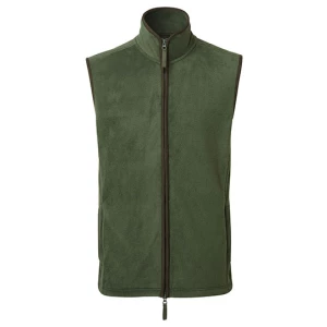 Men\u0027s\u0020\u0027Artisan\u0027\u0020Fleece\u0020Gilet - Moss Green (ca. Pantone 2410C)