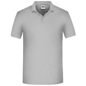 Men\u0027s\u0020Bio\u0020Workwear\u0020Polo - Grey Heather