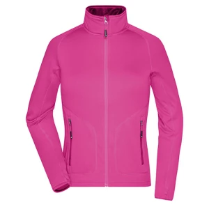 Ladies\u0027\u0020Stretchfleece\u0020Jacket - Pink