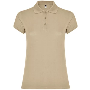 Women\u0027s\u0020Star\u0020Poloshirt - Sand 07